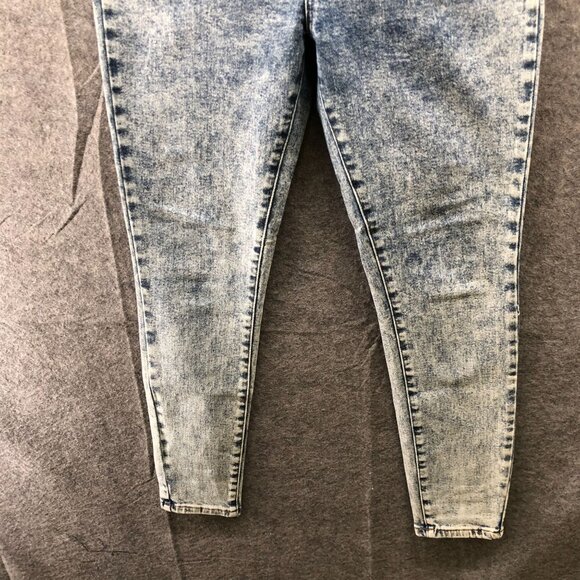 Guess Denim Skinny Jean Womens 30 Acid Wash High Rise Logo Butt Stretch - Picture 4 of 12
